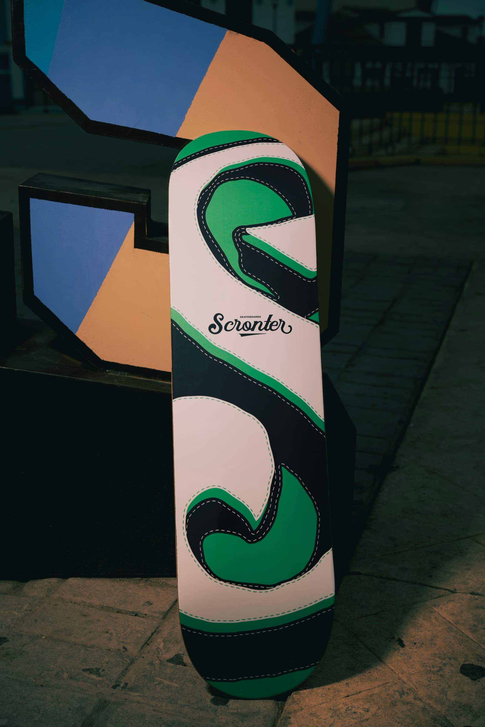 Scronter S Green Skateboard